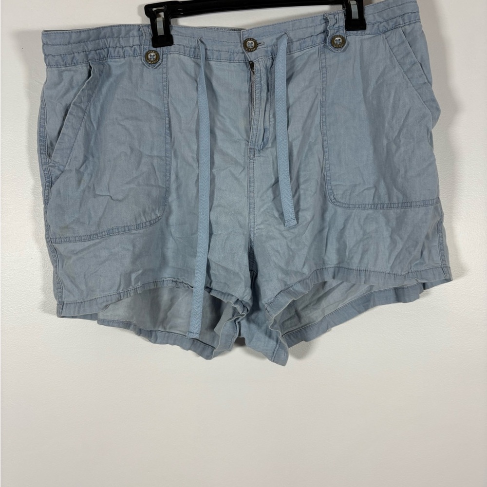 Torrid Light Blue Women's Cargo Shorts